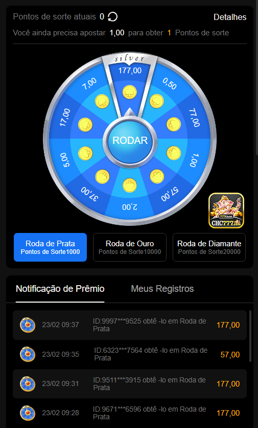 Segurança App chc777.com