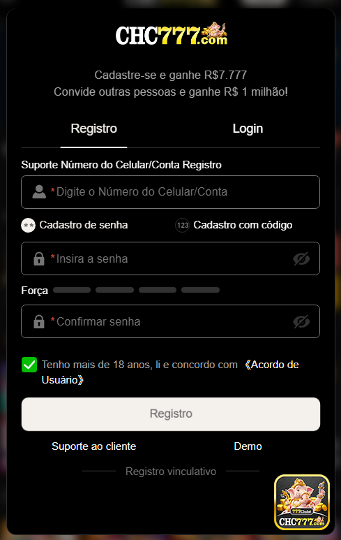 Recompensas VIP chc777.com